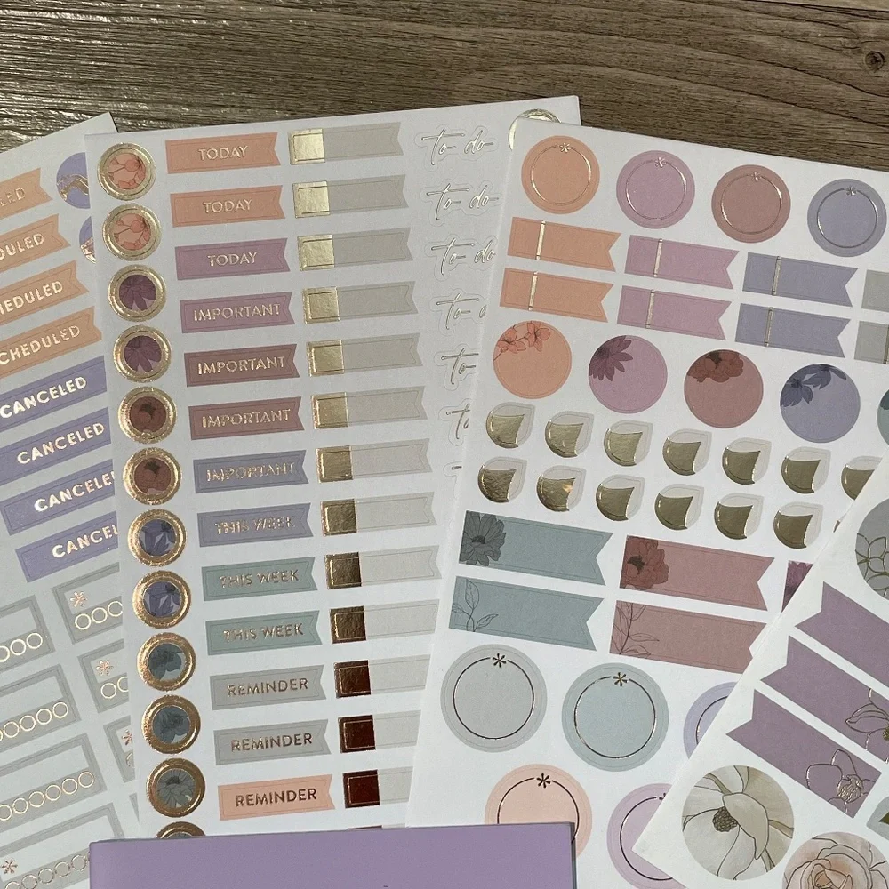 Erin Condren Bundle of Sticker Sheet perfect for Journals/Planners/Calendars